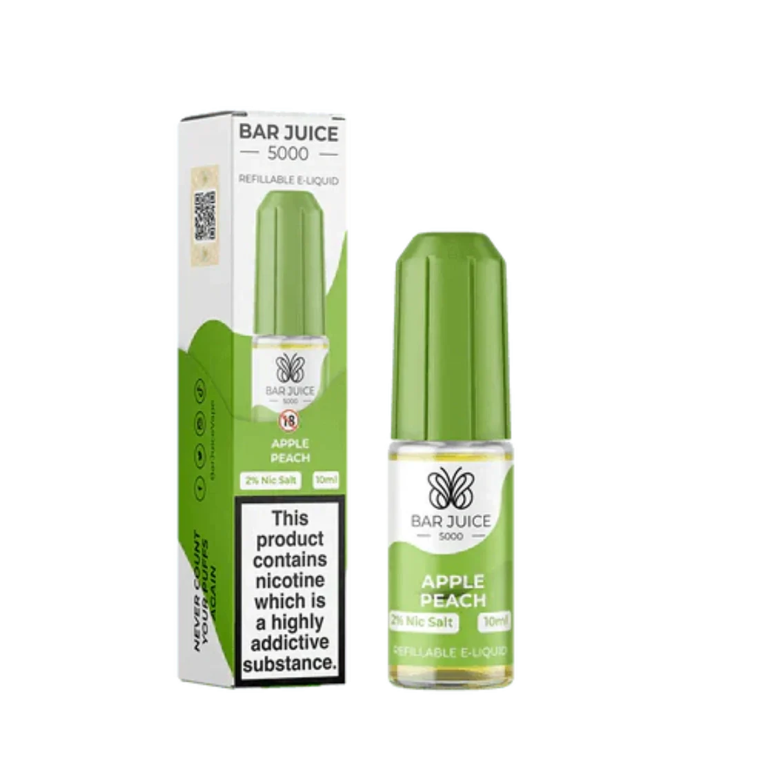 Bar Juice 5000 10ml Nic Salt &#8211; Pack of 10 10MG,20MG_apple peach (2)