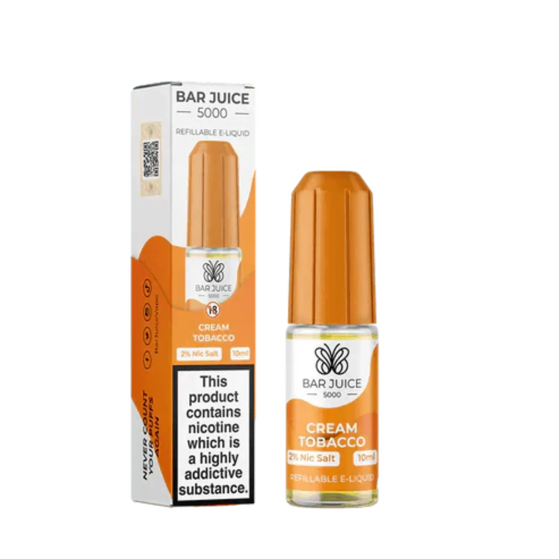 Bar Juice 5000 10ml Nic Salt &#8211; Pack of 10 10MG,20MG_cream tobacco (7)