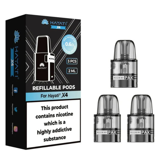 Hayati X4 Refillable Replacement Pods Pack Of 3