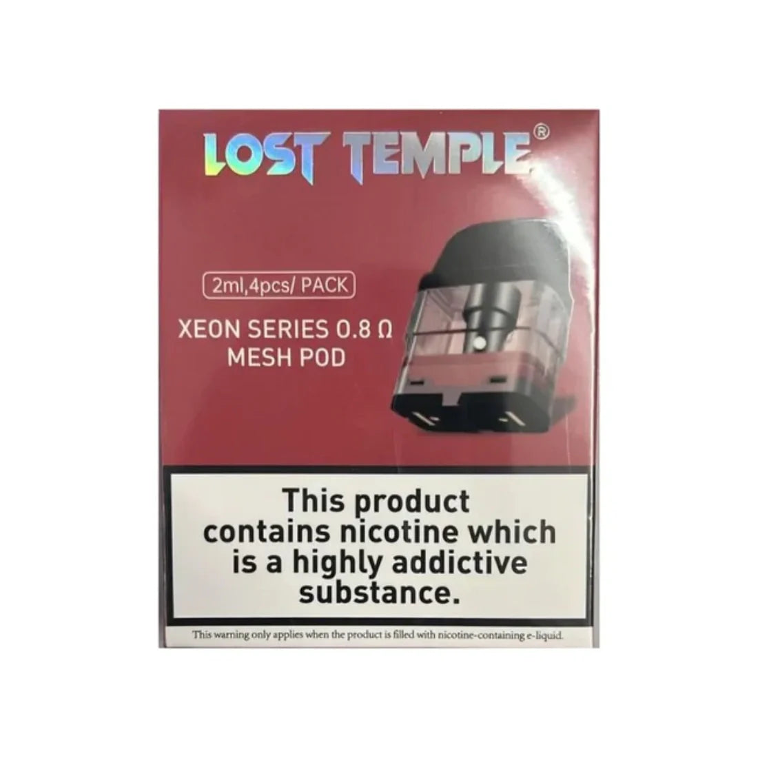 Lost Temple Xeon Mini Replacement Pods &#8211; Pack of 4