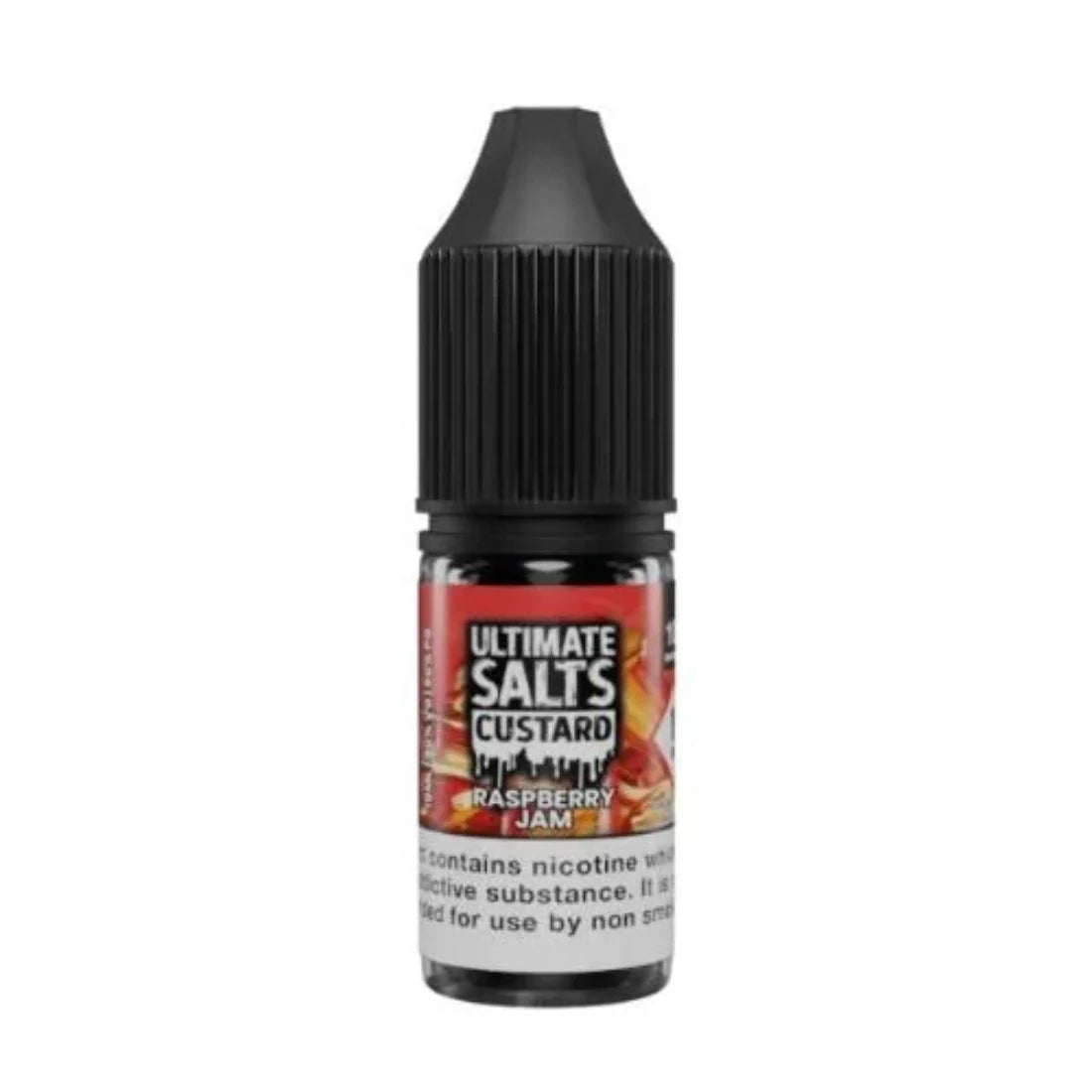 Pack of 10 Ultimate Salts Custard 10ML Nic Salt_raspberry jam (3)