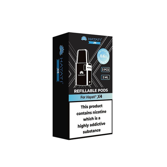 Hayati X4 Replacement Pods (Pack of 3)