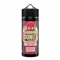 kangaroo-donut-100ml-shortfill-e-liquid-vapewholesalesupplier-Strawberry &amp; Rhubarb