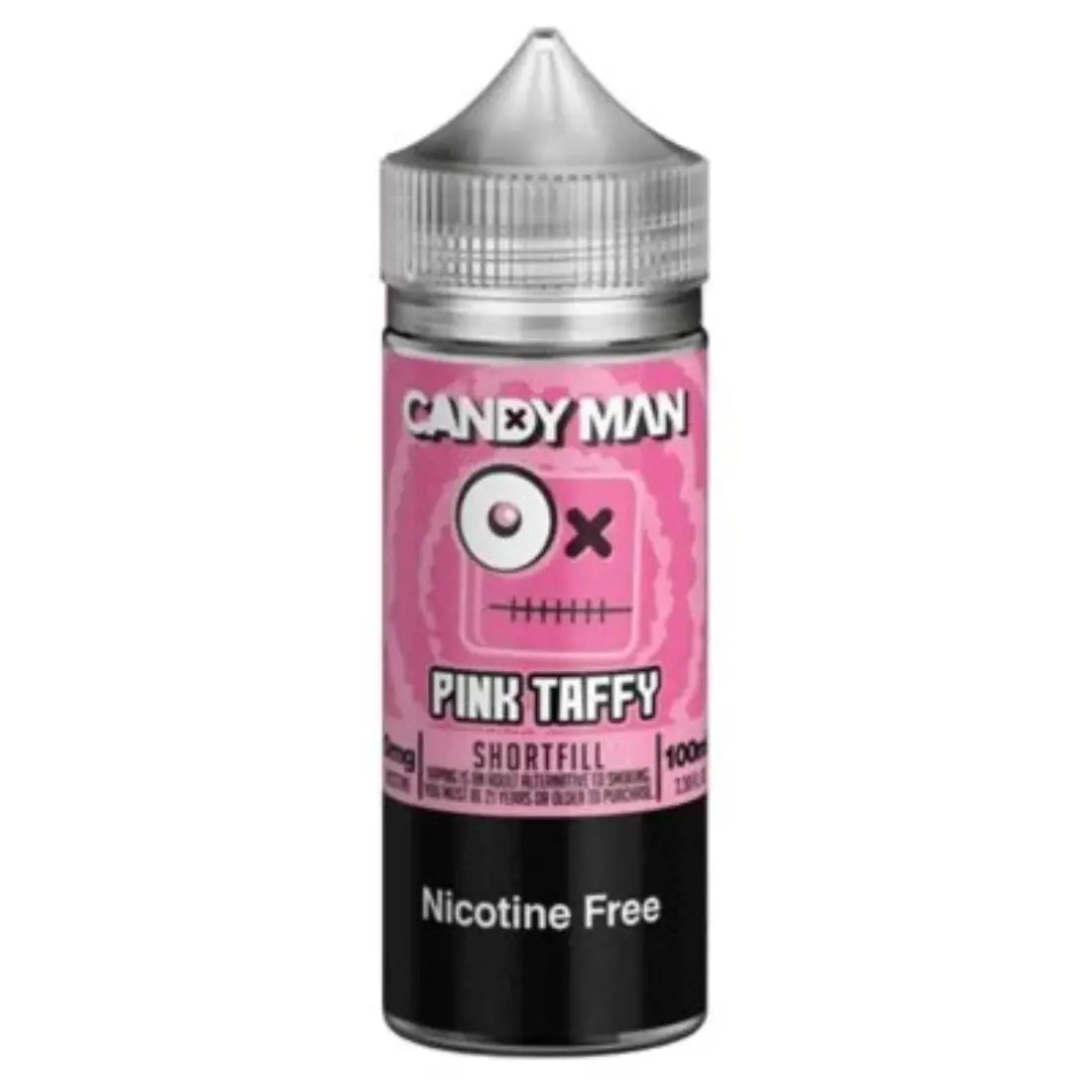 Keep It 100 Candy Man 100ml Shortfill Pink Taffy