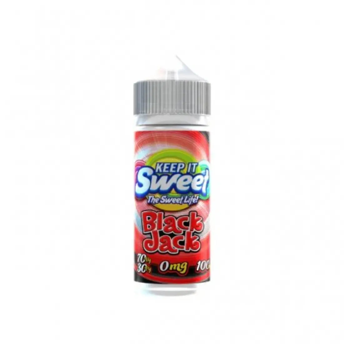 Keep It Sweet 100ml Shortfill E-liquid Black Jack