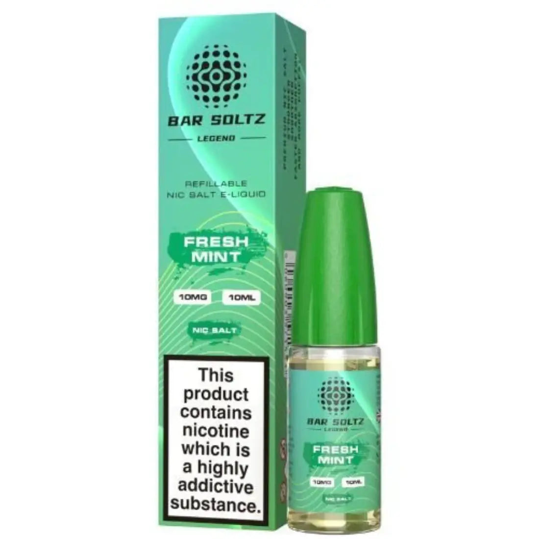 pack-of-10-bar-soltz-10ml-nic-salt-e-liquid-vapewholesalesupplier-fresh mint