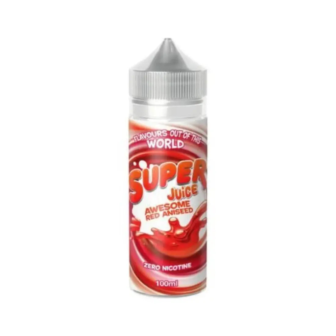 Super Juice Shortfill 100ml E-Liquid Awesome Red Aniseed