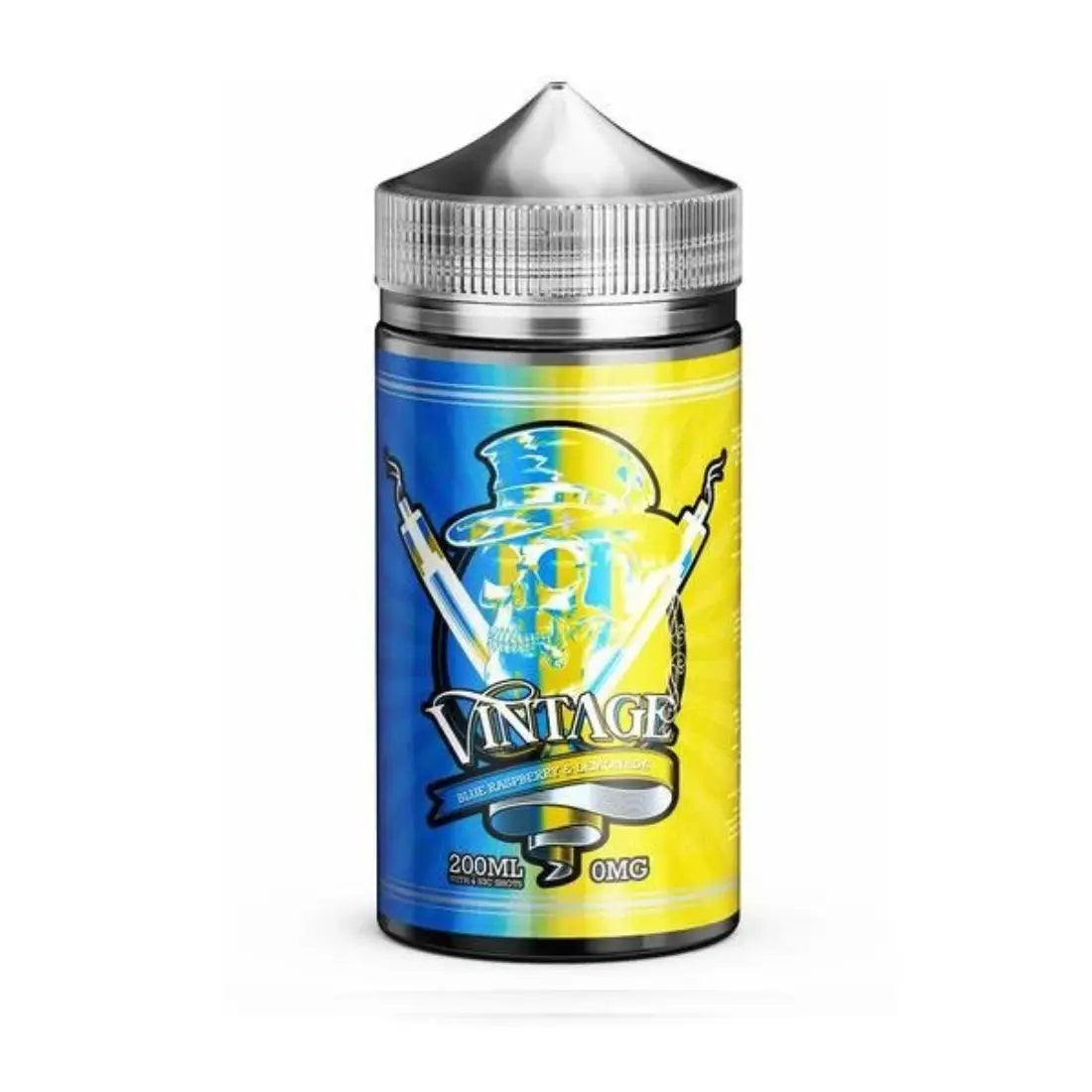 Vintage Premium 200ml E-liquid Vape Juice Blue Raspberry &amp; Lemonade